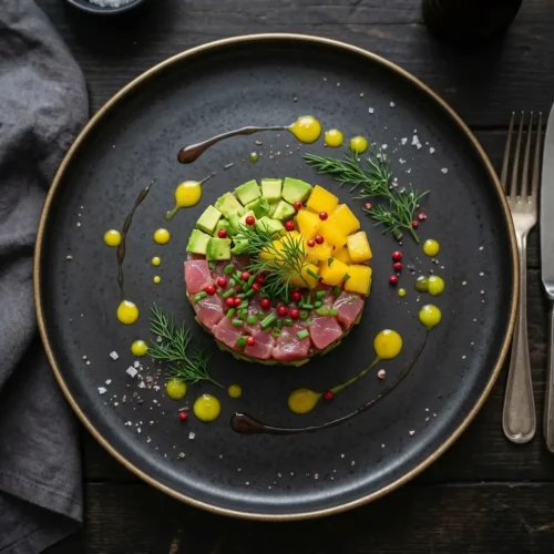 Tartare de Saumon tropical