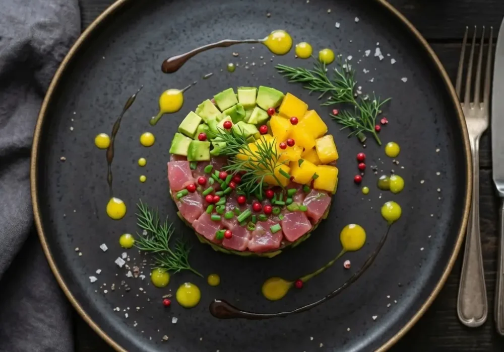 Tartare de Saumon Tropical
