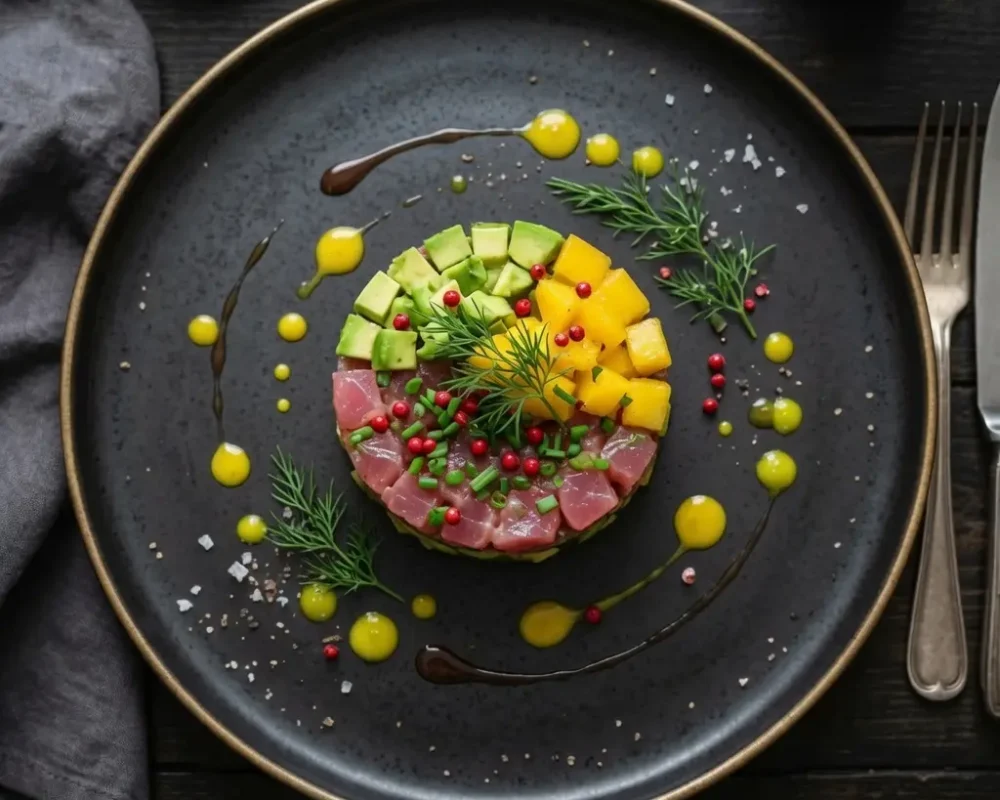 Tartare de Saumon Tropical